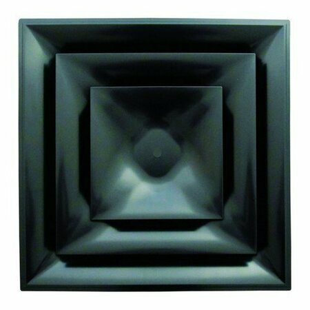 ALLPOINTS 12 In Celing Diffuser Never Rust 3 Cone Black 8018491